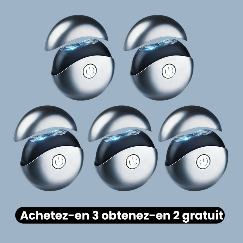 ✨ Portable Multifunctional Electric Shaver – Dual ring blades, IPX4 waterproof and compact UFO design 🪒⚡