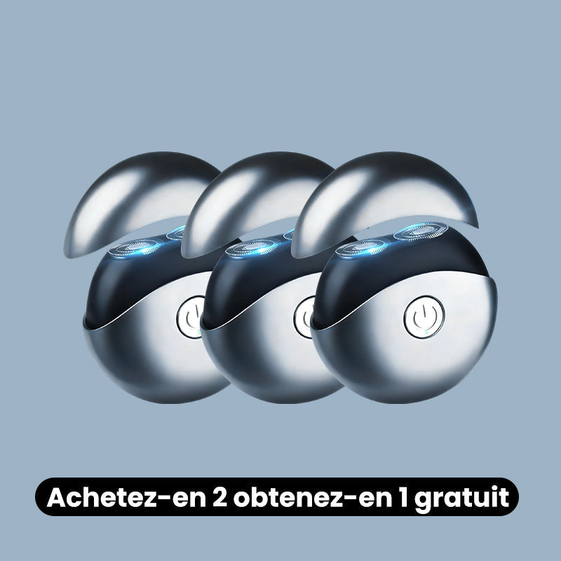 ✨ Portable Multifunctional Electric Shaver – Dual ring blades, IPX4 waterproof and compact UFO design 🪒⚡