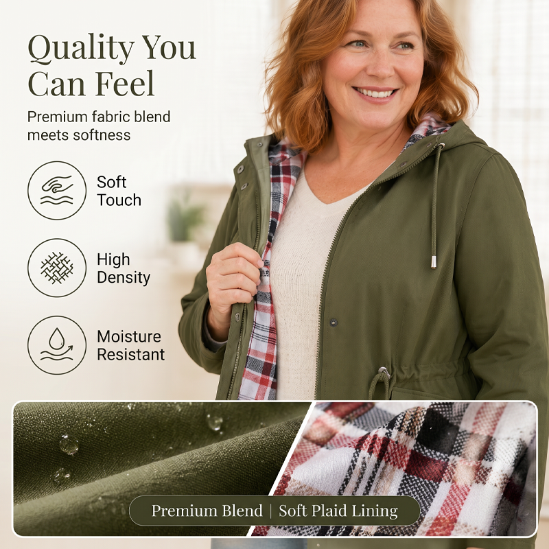 ✨Womens Chic. Lightweight. Waterproof Jacket 🍃🧥-Unleash Style and Durability in Any Storm!