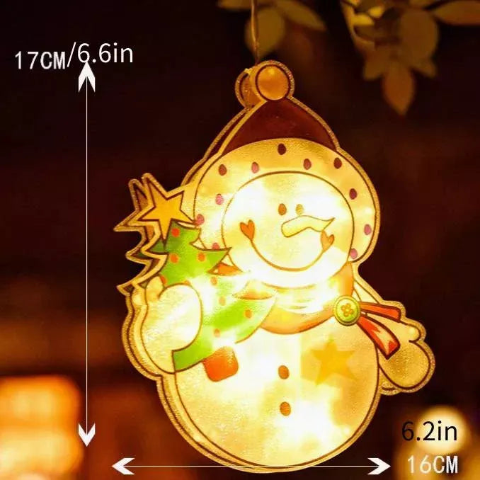 ⛄Christmas pre-sale🎄2024 Christmas Window Hanging Lights💡
