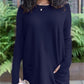 LONG SLEEVE THUMBHOLE SWEATER POCKET TUNIC💥