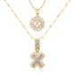 💖2 Pack - Initial Letter Pendant Necklaces