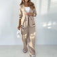 💖 Women's Casual Beige 2-Piece Set