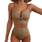 Women's Push Up High Waist Bikini