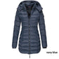 🔥FREE SHIPPING🔥Winter women's mid-length padded jacket warm  hooded jacket