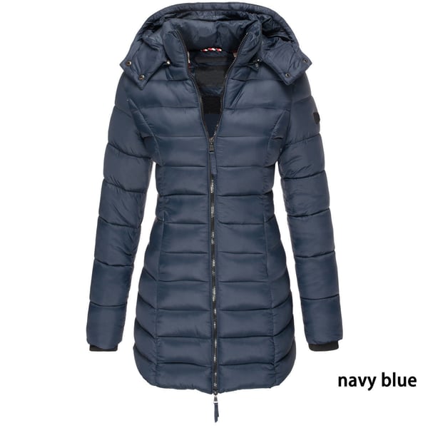 🔥FREE SHIPPING🔥Winter women's mid-length padded jacket warm  hooded jacket