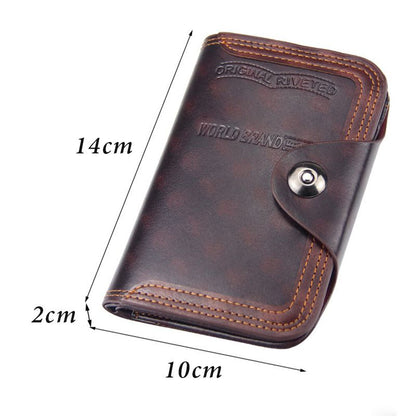 Large-capacity Tri-fold Men’s Wallet -（Great Sale⛄BUY 2 Get 10% OFF ）