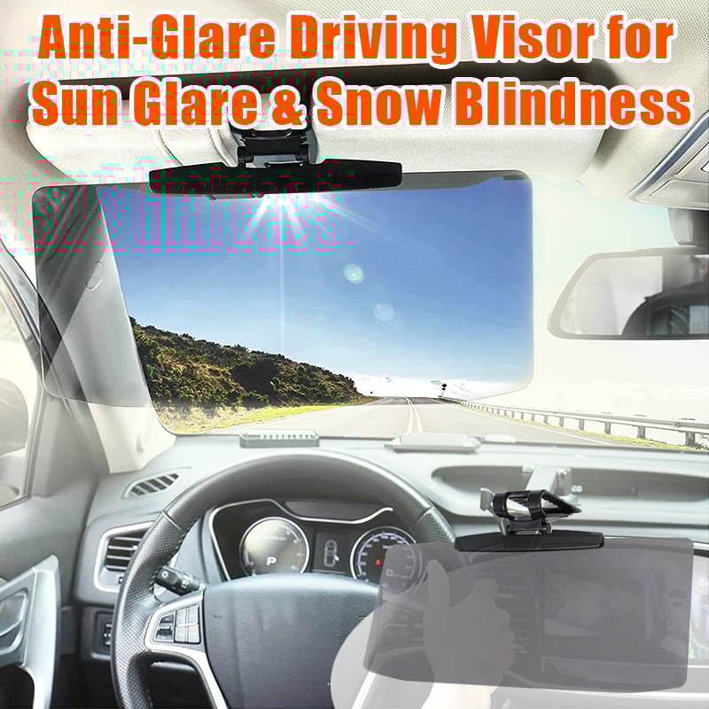 🔥Anti-Glare Driving Visor for Sun Glare & Snow Blindness