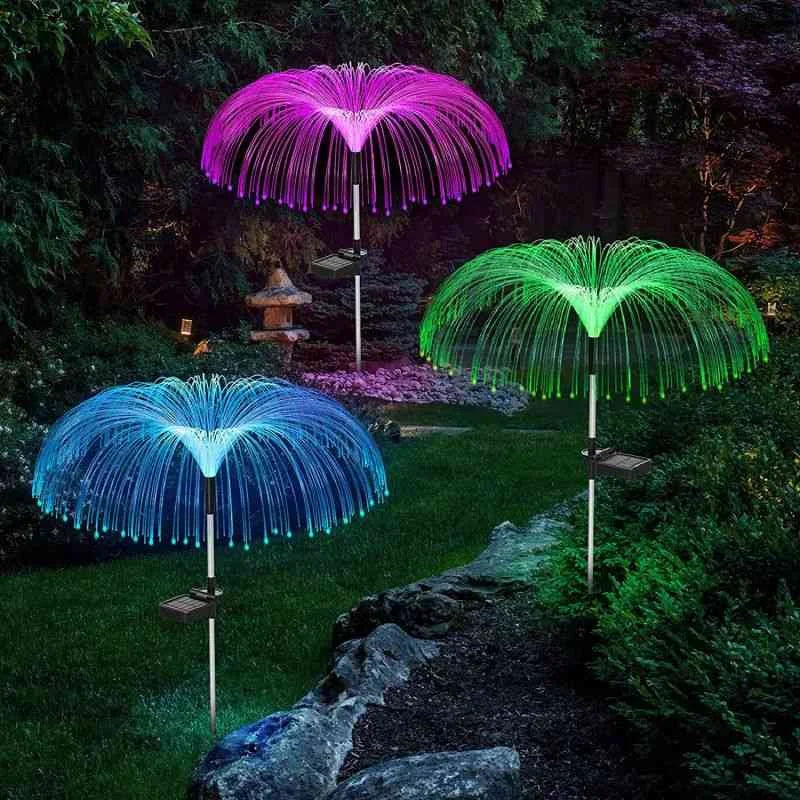 Solar Garden Lamp – Color-Changing Jellyfish Lamp