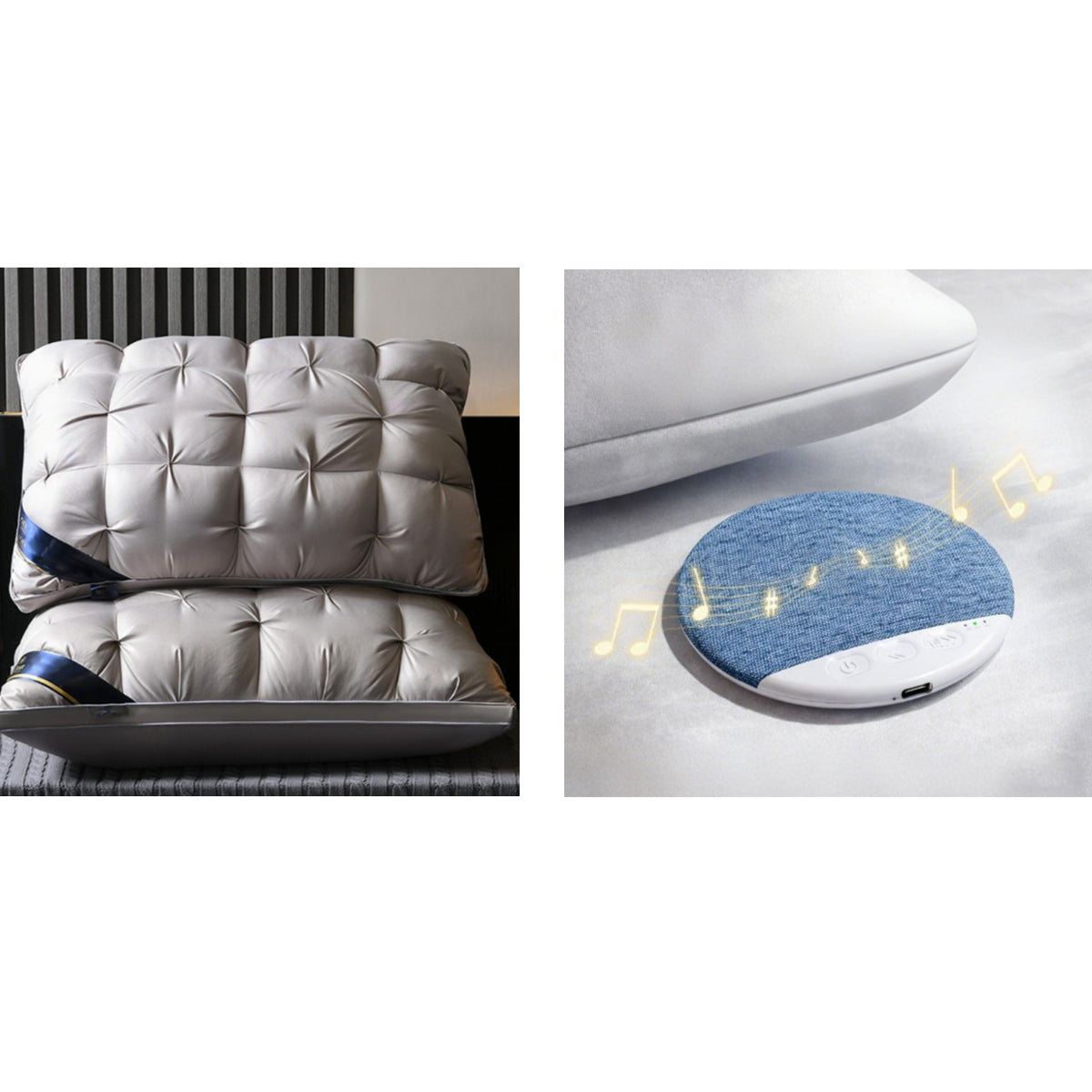 💞 Washable Ergonomic Neck Pillow – Breathable and soft with 3D stitching.