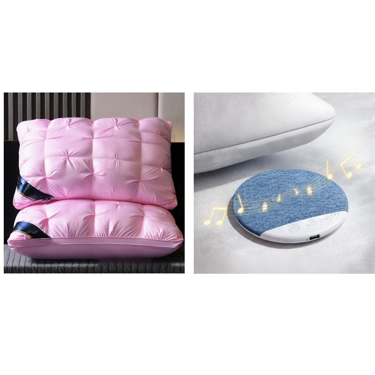 💞 Washable Ergonomic Neck Pillow – Breathable and soft with 3D stitching.