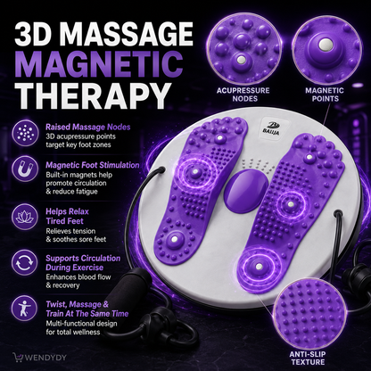 ✨ Waist Twisting Massage & Exercise Balance Board – Burn Fat, Slim Waist & Improve Circulation at Home