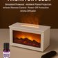 Fireplace Flame Diffuser Humidifier with Remote