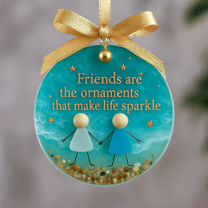 🌊🎁Friendship Sea Glass Christmas Ornament🎄