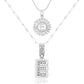 💖2 Pack - Initial Letter Pendant Necklaces