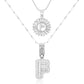 💖2 Pack - Initial Letter Pendant Necklaces