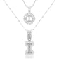 💖2 Pack - Initial Letter Pendant Necklaces