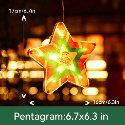 ⛄Christmas pre-sale🎄2025 Christmas Window Hanging Lights💡