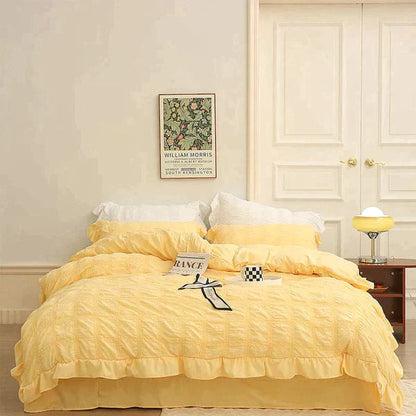 🔥Free Shipping🔥Skin Friendly Lace Blanket 4 Piece Set