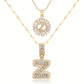 💖2 Pack - Initial Letter Pendant Necklaces