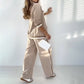 💖 Women's Casual Beige 2-Piece Set