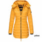 🔥FREE SHIPPING🔥Winter women's mid-length padded jacket warm  hooded jacket