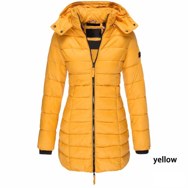 🔥FREE SHIPPING🔥Winter women's mid-length padded jacket warm  hooded jacket