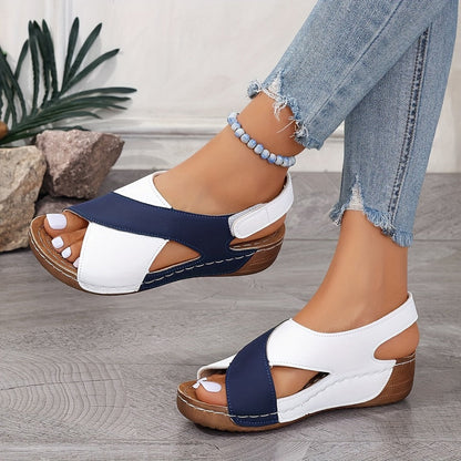 Women's Ultra Comfortable Slope Heel Sandals