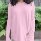LONG SLEEVE THUMBHOLE SWEATER POCKET TUNIC💥