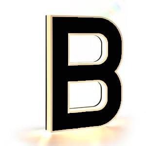 Solar Lighted House Numbers Waterproof LED Address Signs