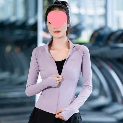 Women’s Long-sleeve Quick-dry Stretchy Yoga Tops
