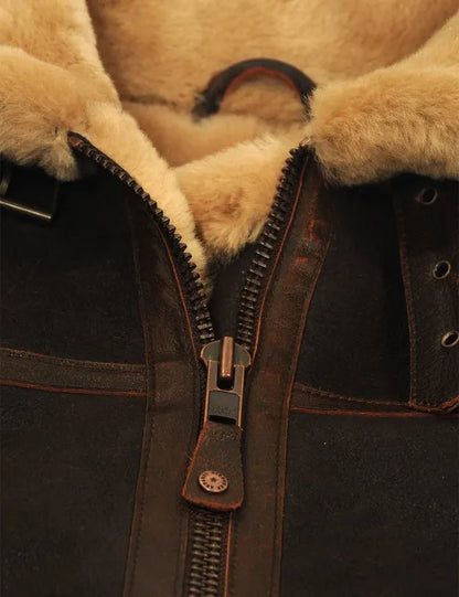 SHEEPSKIN BOMBER JACKET