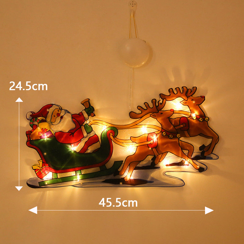 ⛄Christmas pre-sale🎄2024 Christmas Window Hanging Lights💡