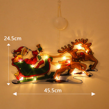 ⛄Christmas pre-sale🎄2025 Christmas Window Hanging Lights💡