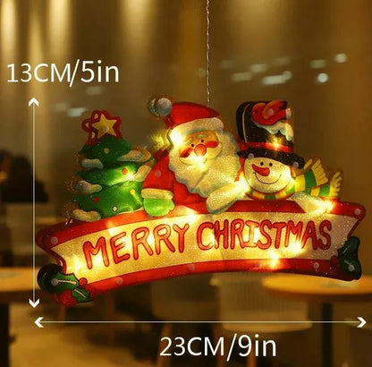 ⛄Christmas pre-sale🎄2025 Christmas Window Hanging Lights💡