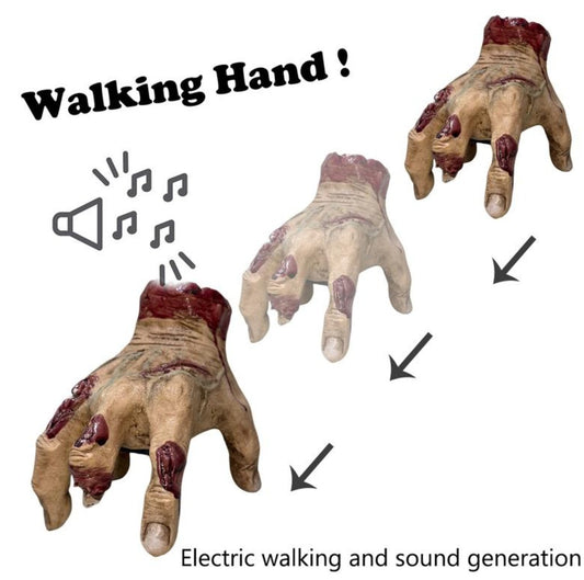 🖐️ Realistic Scary Hand Props - Flexible & Creepy for Halloween/Cosplay, Perfect for Decoration or Pranks 🎃📦