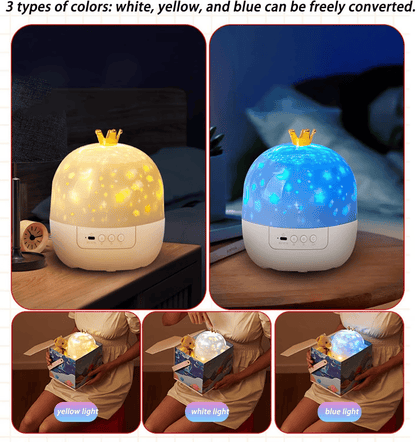 🎃👻 Children's Night Light Projector With 21 Films 🔋Type-C charging