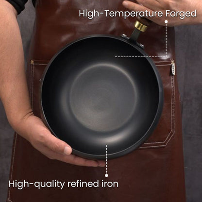 Uncoated Thick Iron Pot