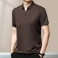 Men’s Casual Lapel Breathable Wrinkle-free T-shirt