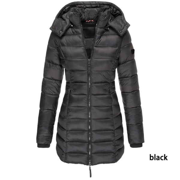 🔥FREE SHIPPING🔥Winter women's mid-length padded jacket warm  hooded jacket