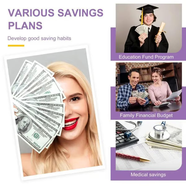 ⚡50K+ SOLD!💝Savings Challenges Book with Envelopes💸