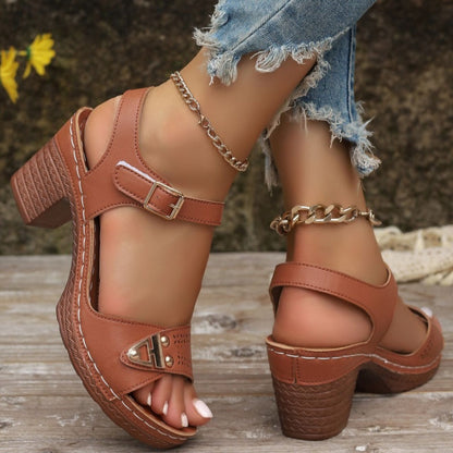 👡🥰 Women's Chunky Heel Sandals