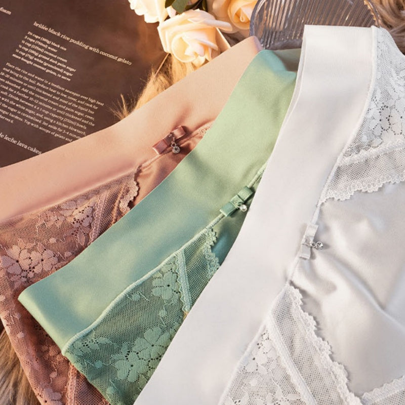 Women's Sexy Breathable Seamless Lace Panties
