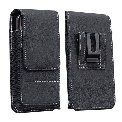 ⚡Waist Belt Cell Phone Pouch 📱 Multi-Pocket Leather Holster with Card Holder