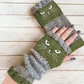 🐱 Cute Women’s Knitted Cat Gloves — For Warm Hands & Free Fingers🧶