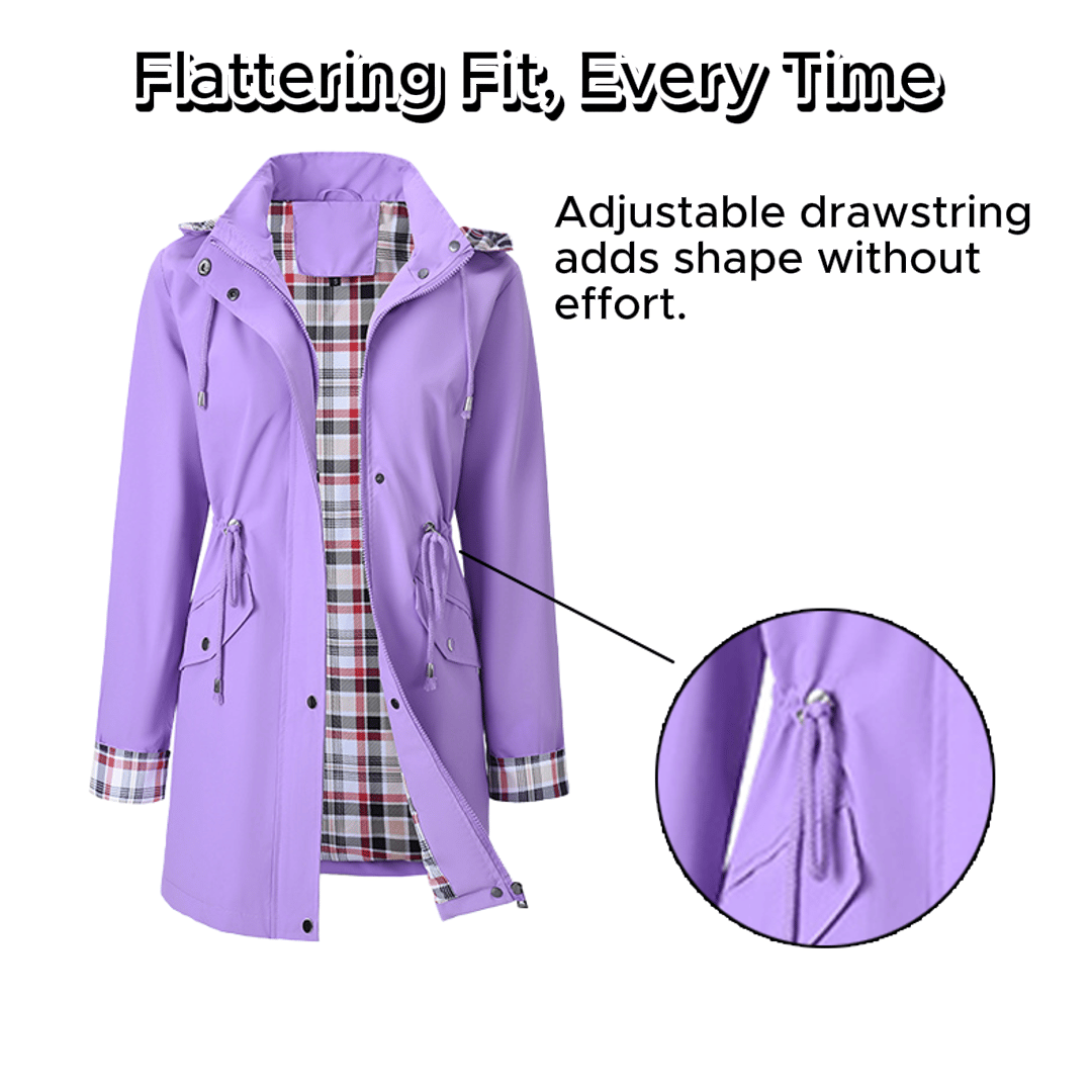 ✨Womens Chic. Lightweight. Waterproof Jacket 🍃🧥-Unleash Style and Durability in Any Storm!