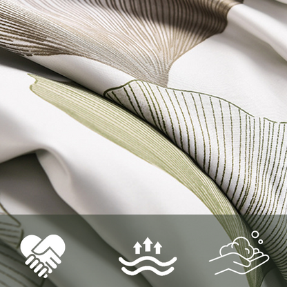 Cooling Breathable Floral Bed Sheet 4-Piece Set