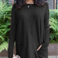 LONG SLEEVE THUMBHOLE SWEATER POCKET TUNIC💥