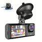 🚗Safe Driving 3 Channel Camera Cycle Video Recorder