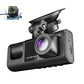 🚗Safe Driving 3 Channel Camera Cycle Video Recorder